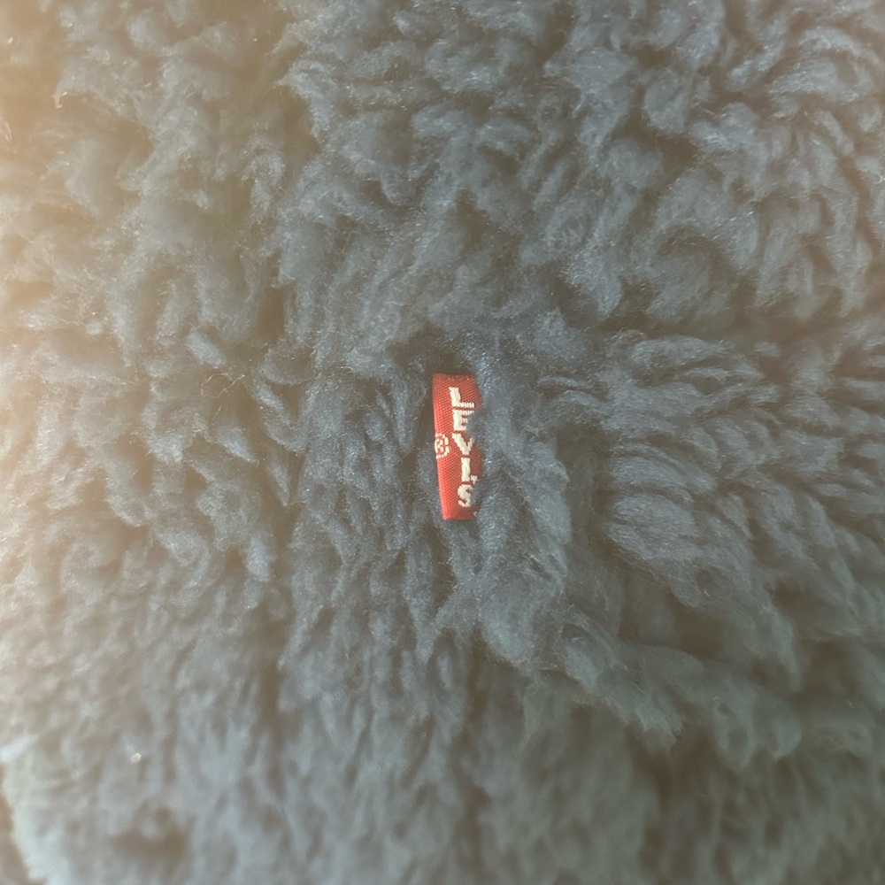 Levi's Deep Blue Teddy Jacket - image 3